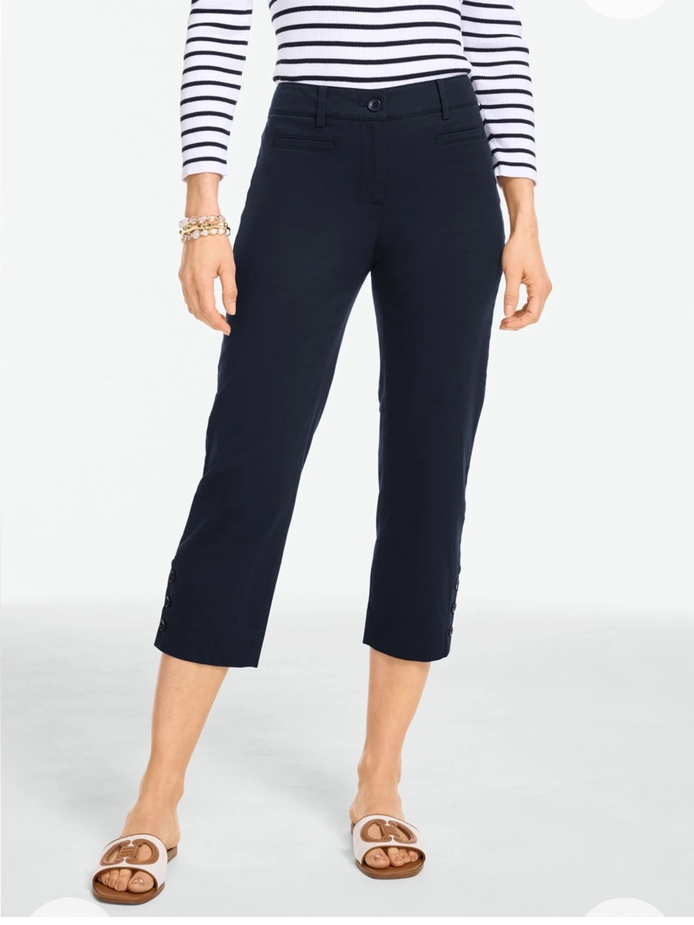 Talbots pants Perfect Skimmer size 4 Navy Blue
